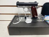 New Kimber Micro 9 Two-Tone stainless and black with rose grips3" barrel 1 6 round magazine manual safety lock softcase book new condition - 9 of 11