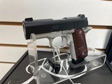 New Kimber Micro 9 Two-Tone stainless and black with rose grips3" barrel 1 6 round magazine manual safety lock softcase book new condition - 11 of 11