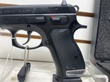 New CZ 75 Compact 9mm 3 1/2" barrel 2 15 rounds mags cleaning brush manual hard plastic case - 7 of 14