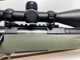 Used Ruger American 22-25021" threaded barrel nikon prostaff scope synthetic olive green stock very good condition - 19 of 21