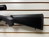 Used Ruger M77 Hawkeye 243 winchester23" barrelnikon buckmaster scope black synthetic stock good condition - 6 of 21
