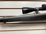 Used Ruger M77 Hawkeye 243 winchester23" barrelnikon buckmaster scope black synthetic stock good condition - 19 of 21