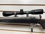 Used Ruger M77 Hawkeye 243 winchester23" barrelnikon buckmaster scope black synthetic stock good condition - 9 of 21