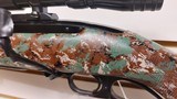 Used Winchester Model 88 308 winchester lever action custom camo DOM 1963 good conditionredfield illuminator scope - 7 of 23