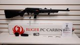 New Ruger PC9 Carbine 9mm
16" barrel folding stock 17 rnd mag
mag adapter for glock mags butt extender tools lock manual new condition - 15 of 24