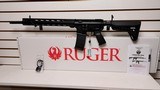 new Ruger AR-556 16" barrel muzzle break 1 30 round magazine adjustable stock lock manual new in box - 1 of 25