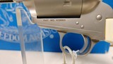 Lightly Used Freedom Arms6" revolver 2 cylinders 50 AE & 500 Wyoming Express cylinder with 450 brass leather pouch very good condition - 2 of 23