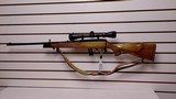 Used Weatherby Mark XXII 22LR 23" barrel 1 magazine tasco world class scope leather strap very good condition price reduced - 1 of 25