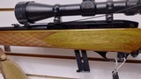 Used Weatherby Mark XXII 22LR 23" barrel 1 magazine tasco world class scope leather strap very good condition price reduced - 12 of 25