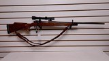 Used Mauser K98 rifle re-blued custom stock 30 06 with Redfield scope leather strap working condition priced to sell - 16 of 23