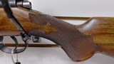 Used BRNO Model 1 Rifle 24" barrel custom made by J Roberts & Sons London custom checkering custom cape buffalo horn grip cap very good condition - 4 of 24