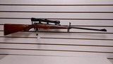 Used BRNO Model 1 Rifle 24" barrel custom made by J Roberts & Sons London custom checkering custom cape buffalo horn grip cap very good condition - 11 of 24