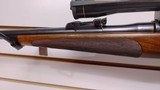 Used BRNO Model 1 Rifle 24" barrel custom made by J Roberts & Sons London custom checkering custom cape buffalo horn grip cap very good condition - 7 of 24
