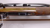 Used BRNO Model 1 Rifle 24" barrel custom made by J Roberts & Sons London custom checkering custom cape buffalo horn grip cap very good condition - 18 of 24