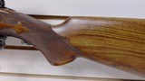 Used BRNO Model 1 Rifle 24" barrel custom made by J Roberts & Sons London custom checkering custom cape buffalo horn grip cap very good condition - 2 of 24