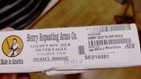 New Henry Silver Eagle 20" barrel 22 short, long or long rifle new condition in box - 24 of 24