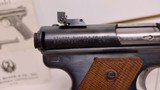 Used Ruger MK I 22 LR
5 1/2" barrel 2 magazines original manual and extra mag box good condition no box - 16 of 19