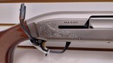 New Browning Maxus Hunter 12Ga 2 3/4" , 3"chamber 28" barrel brushed nickel chokes manual lock new condition in box - 15 of 22
