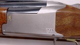 New Browning 725 Sport PC 12 gauge 30" barrel 2 trigger shoes spare sights sight holder 5 chokes choke wrench new in box - 7 of 25