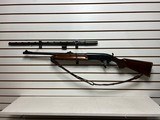 Used Remington 1100 12 gauge 21 " smooth bore deer barrel + 28" field barrel fixed choke modwith leather strap good working condition - 20 of 25
