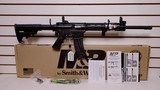 New Smith & Wesson M&P 15-22 Sport 22LR 16" barrel adjustable stock flip up front and rear sights lock manual 1 magazine - 13 of 25