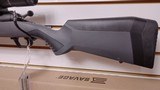 New Savage 110 Hunter 7mm rem mag 24" barrel accu-fit system new in box withBurris FullField IV 3-12x56mm scope with rings - 4 of 22