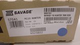 New Savage 110 Hunter 7mm rem mag 24" barrel accu-fit system new in box withBurris FullField IV 3-12x56mm scope with rings - 22 of 22