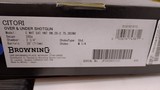 New Browning Citori White Satin Hunter 28 gauge 2 3/4" chamber 28" barrel3 chokes1 full 1 mod 1 IC choke wrench lock manual new in box - 23 of 23