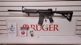 New Ruger AR556 MOE 16" barrel 5.56 Type II Hardcoat Anodized 1 30 round mag lock manual new in box - 1 of 23
