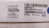 New Bond Arms Rowdy 45/.410 3" barrel stainless new in box with manual - 19 of 19