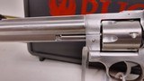 New Ruger GP100 357 magnum 6" stainless barrel 6 shot with carry case new condition in box - 8 of 21