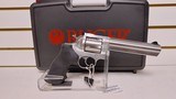 New Ruger GP100 357 magnum 6" stainless barrel 6 shot with carry case new condition in box - 16 of 21