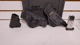 Lightly Used Sig P938 9mm 3" barrel 2 6 round mags 3 holsters manual carry case good working condition - 20 of 21