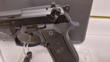 Lightly used Beretta M9 9mm 4.9" barrel 2 15 round mags plastic case no manual good working condition - 2 of 22
