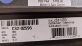 Ruger Custom Shop Competition Left handed 10/22 22 LR16.12" barrel luggage case manuals new in box SKU 31110 - 24 of 24