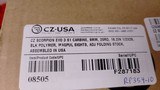New CZ Scorpion EVO S1 Carbine 9mm 20 round mag 16.2" barrel 1/2x28, blk polymer stock,magpul sights, adj folding stock new in box - 23 of 23