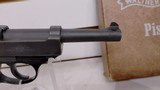 Lightly Used 02/1969 commercial P38/II 4.9" barrel9mm de-cockerwith original box 2 8 round mags and rod good working condition - 21 of 25
