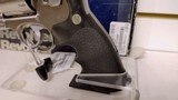 Unfired S&W 629-4 Classic44 magnum 6 1/2" barrelstainless with black rubber grips original box no manual very light surface belmishes reduced - 5 of 25