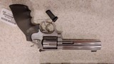 Used S&W 686 357 magnum 6" barrel stainless steel in original hard plastic case - 1 of 18