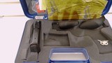 Lightly used smith & wesson M&P 9 4 1/4" barrel 2 mags grip adjuster manuals hard plastic case lock reduced - 14 of 18