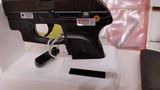 Used ruger LCP 2.5" barrel .380 cal crimson trace red dot built in soft holster lock manuals original box reduced - 2 of 20