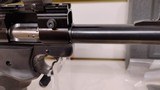 Lightly used Ruger MKIII 22LR 5" barrel Burris 2x scope hard plastic case custom grips2 mags original top rail good condition reduced - 18 of 23
