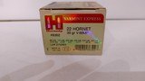 Lightly used New England SB2 22 Hornet 22" barrel very good includes 1 boxHornady 35 grain v-max ships separate good condition - 23 of 24