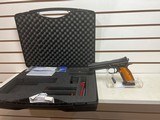 new CZU CZ75 TS ORANGE 9MM 20RD 3 mags cleaning kit lube carry case load assister new in box - 1 of 19