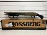new Mossberg ShockwaveMOS 590 SHOCKWAVE 12M/14CB FDE NEW IN BOX - 1 of 14