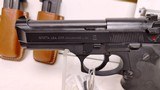 Used Beretta 92F 9mm 4.5" barrel 3 mags 2 leather pouches original manual de-cocker good working condition - 8 of 21