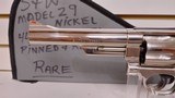 Used Smith & Wesson Model 29-2 44 mag nickel 6" barrel pinned and recessed good condition - 2 of 21