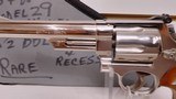 Used Smith & Wesson Model 29-2 44 mag nickel finish 6 1/2" barrel pinned and recessed good condition reduced - 3 of 25
