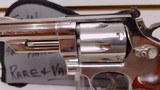 Used Smith & Wesson Model 25-5 45 LC 4" barrel nickel finish pinned and recessed good condition - 2 of 20