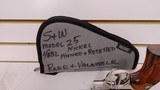 Used Smith & Wesson Model 25-5 45 LC 4" barrel nickel finish pinned and recessed good condition - 20 of 20
